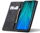 Чохол книжка з магнітом CaseMe на Xiaomi Redmi Note 8 Pro Black (15548-2B) - зображення 2