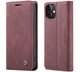 Чохол книжка з магнітом CaseMe на Apple iPhone 12 Wine (20826-42) - зображення 1