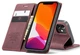 Чохол книжка з магнітом CaseMe на Apple iPhone 12 Wine (20826-42) - зображення 3