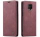 Чехол книжка с магнитом Xiaomi Redmi Note 9 Pro CaseMe Wine (15547-42) - изображение 1