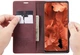Чехол книжка с магнитом Xiaomi Redmi Note 9 Pro CaseMe Wine (15547-42) - изображение 2