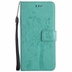 Чехол для Huawei P Smart Plus (рисунок кот и дерево) Turquoise (07834-32) - изображение 1