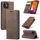 Чехол книжка с магнитом CaseMe на Apple iPhone 12 Dark Brown (20826-05) - изображение 2