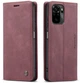 Чехол книжка с магнитом CaseMe на Xiaomi Redmi Note 10 Wine (21905-42) - изображение 1