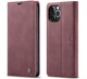 Чохол книжка з магнітом CaseMe на iPhone 12 Pro Wine (20827-42) - зображення 1