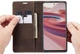 Чехол книжка с магнитом Xiaomi Redmi Note 9 Pro CaseMe Dark Brown (15547-05) - изображение 2
