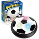 Летающий футбольный аэромяч Hoverball с LED подсветкой и музыкой, Чёрный - изображение 3