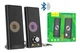 Колонка Hoco Unity Dazzling Light Speaker з RGB-підсвіткою|3W*2, AUX, Mic+ Bluetooth| для ПК 2шт - зображення 1