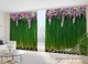 3D - Фото Шторы и тюль PHOTODECOR "Ламбрекен из цветов. Зеленые" - изображение 2