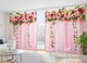 3D - Фото Шторы и тюль PHOTODECOR "Нежные ламбрекены из цветов" - изображение 3