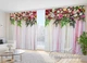 3D - Фото Шторы и тюль PHOTODECOR "Цветочные ламбрекены с папоротником" 1 кв.м - изображение 2