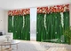 3D - Фото Штори і тюль PHOTODECOR "Червоні ламбрекени" 1 кв.м - зображення 2