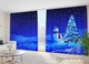 Новогодние Фото Шторы в детский сад PHOTODECOR "Снеговик и елка" - изображение 2