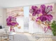 Фото Штори PHOTODECOR "3D бузкові квіти зі стразами" - зображення 1