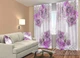 Фото Штори PHOTODECOR "3D бузкові квіти" - зображення 2