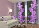 3D Фото Шторы PHOTODECOR "Орхидеи на черном" - изображение 3