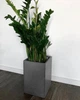 Кашпо из бетона прямоугольное «300*300*450mm» серое - изображение 4