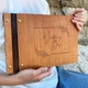 Свадебная книга пожеланий с вашей надписью из дерева лазерная гравировка FILWOOD - изображение 2