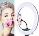 Светодиодная кольцевая лампа Ring Fill Light RL 12/QX300 30 см для профессионального освещения - изображение 4