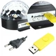 Світлодіодний проектор нічник дискоша LED Magic Ball Light з пультом ДК Bluetooth USB флешка від мережі - зображення 3