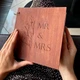 Свадебная книга пожеланий с вашей надписью из дерева 30 листов FILWOOD - изображение 5