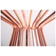 Стіл AMF Canary rose gold (сталь/загартоване скло) (545677) - зображення 5