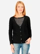Кардиган вязаный женский Colin's CL1011559BLK S Черный - изображение 1