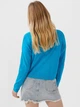 Кардиган вязаный женский Stradivarius 01612730050 M Голубой - изображение 4