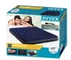 Двухместный надувной матрас для дома и кемпинга Intex Classic Downy ПВХ Синий 183x203x25 см (IP-170420) - изображение 5