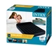 Полуторный надувной матрас для дома Intex Pillow со встроенным электронасосом ПВХ Черный 137x191x25 см (IP-170427) - изображение 5