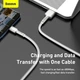 Кабель Baseus Cafule Metal Data Type-C 66W 1 м (CAKF000102) - изображение 6