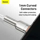 Кабель Baseus Cafule Metal Data Type-C 66W 1 м (CAKF000102) - изображение 9