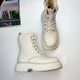 Белые женские зимние ботинки кожаные на платформе 38, Berkonty, N21808-1-2Mб - изображение 7