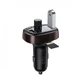 FM-модулятор Baseus T-Typed S-09 Bluetooth MP3 Car Charger 2.4 A 2 USB Dark coffee (CCALL-TM12) - изображение 5