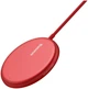 Бездротовий зарядний пристрій Baseus Simple Mini Magnetic Wireless Charger Red (WXJK-H09) - зображення 2