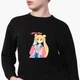 Свитшот для девочек Сейлор Мун (Sailor Moon) (9509-2924-8) 158-164 см Черный - изображение 2