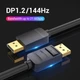 Кабель DisplayPort-DisplayPort v1.2 Vention 4K 60Hz 21.6 Gbps gold-plated 5m Black (HACBJ) - зображення 4