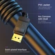 Кабель DisplayPort-DisplayPort v1.2 Vention 4K 60Hz 21.6 Gbps gold-plated 5m Black (HACBJ) - зображення 7