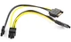 Кабель переходник 2x SATA 15 Pin -> 8 (6+2) pin GPU PCI-E 18AWG (529814170) Черно-Желтый - изображение 14