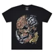 Футболка Rock Chang Skull With Dragon Tattoo (3D, светится в темноте) Черный (00000009268), Размер M - изображение 1