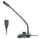 Микрофон конденсаторный Maono AU-GM31 Черный для ПК, для игр, стриминга с RGB подсветкой и гибкой ножкой - изображение 2