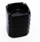 Пепельница из меламина квадратная черная 9,2x9,2x3 см - изображение 2