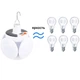 Подвесная лампа для кемпинга и отдыха Magic Cool Camping Light на аккумуляторе с солнечной панелью с крючком - изображение 4