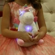 Плюшевий єдиноріг іграшка з підсвіткою Magic Unicorn 30 см - зображення 5