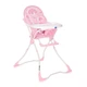 Стілець для годування Lorelli Marcel Pink Hearts Колір Рожевий - изображение 1