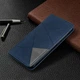 Чехол-книжка с кармашками UniCase Geometric Pattern для Xiaomi Redmi Note 8T - Blue - изображение 8