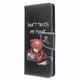 Чохол-книжка Deexe Color Wallet для Samsung Galaxy A51 (А515) - Brown Bear and Warning Words - зображення 2