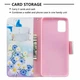 Чохол з малюнком Deexe Color Wallet для Samsung Galaxy A51 (А515) - Blue Butterfly and Flowers - зображення 6
