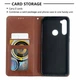 Чехол-книжка с кармашками UniCase Geometric Pattern для Xiaomi Redmi Note 8T - Coffee - изображение 7
