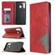 Чехол-книжка с кармашками UniCase Geometric Pattern для Samsung Galaxy A21 (A215) - Red - изображение 1